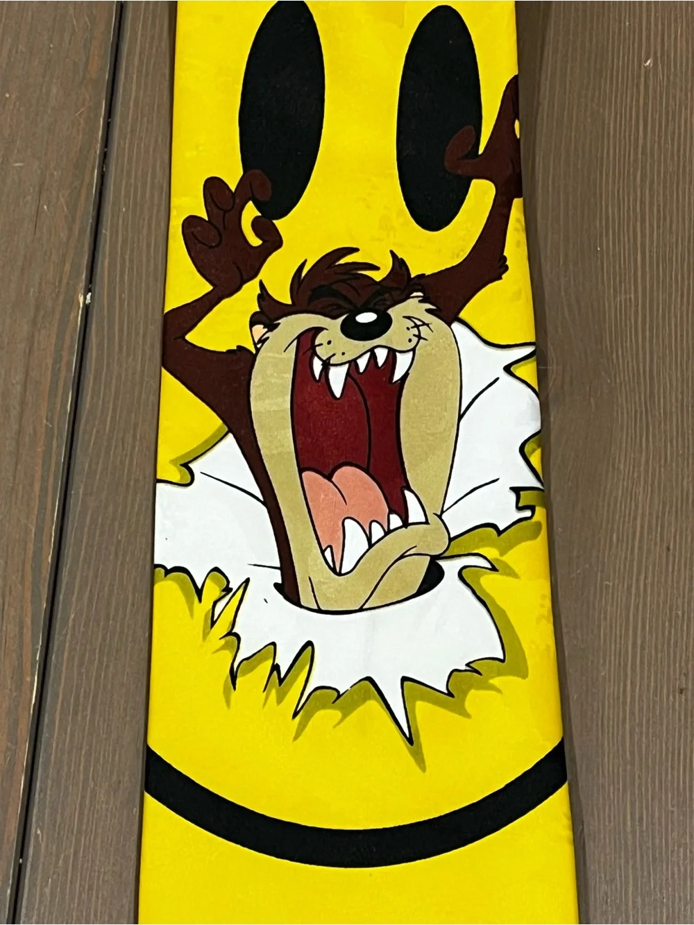 3 Vintage Looney Tunes Ties Tazmanian Devil Halloween St Patrick's Smiley Face